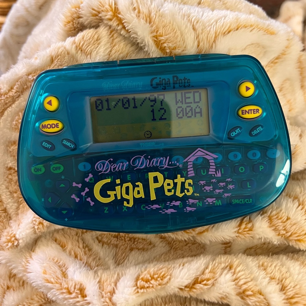 1997 Dear Diary Giga Pet *RARE*